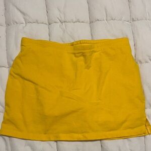 Urban Outfitters Bright Yellow Mini Skirt